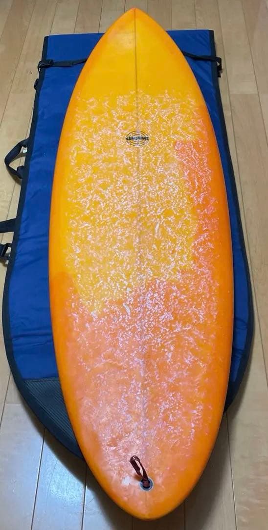 オレンジ ショートボード ファイバーグラス 5.8フィート 20240719230108_1.jpg