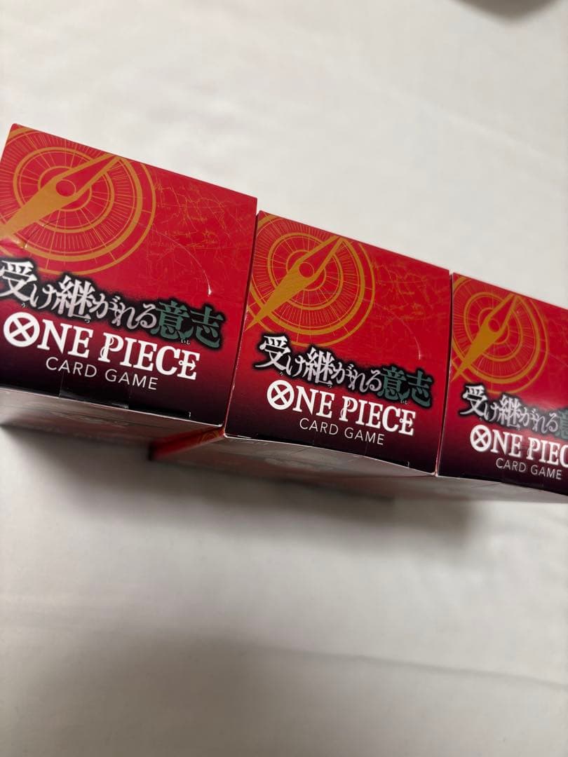 新品未開封】ワンピースカード 受け継がれる意志 3BOX - メルカリ