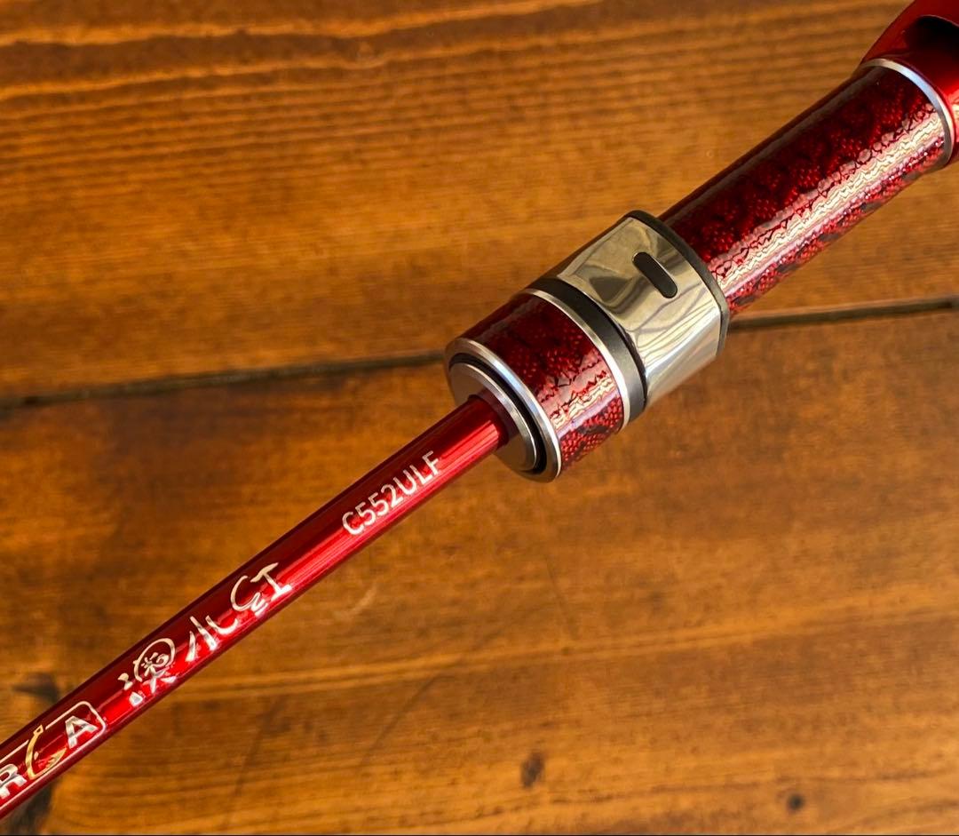 超軽量 カーボンロッド アジングロッド C552ULF 165cm ベイトロッド
