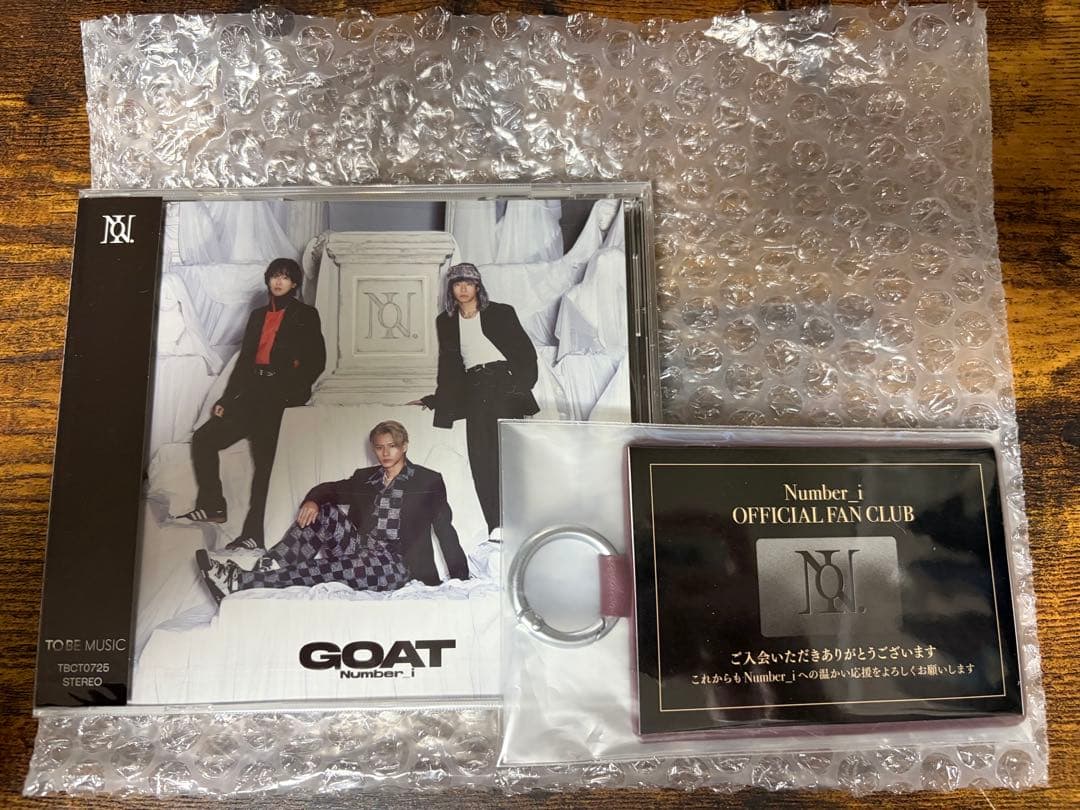 Number_i GOAT 通常盤 未開封＋FC限定キーホルダー セット - メルカリ