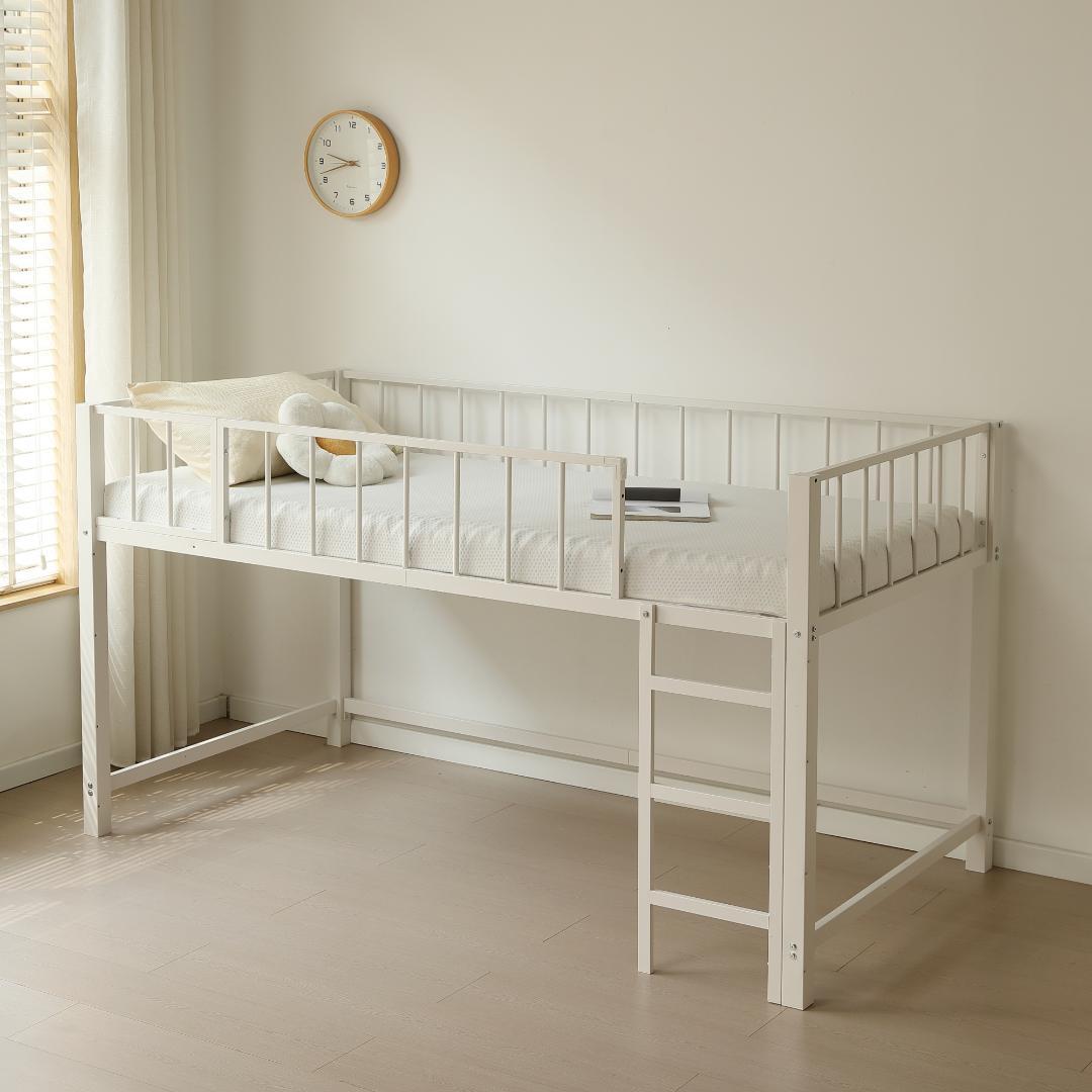 ロフトベッド 高さ110cm ロフトベッド 左右入れ替え ロータイプ - メルカリ