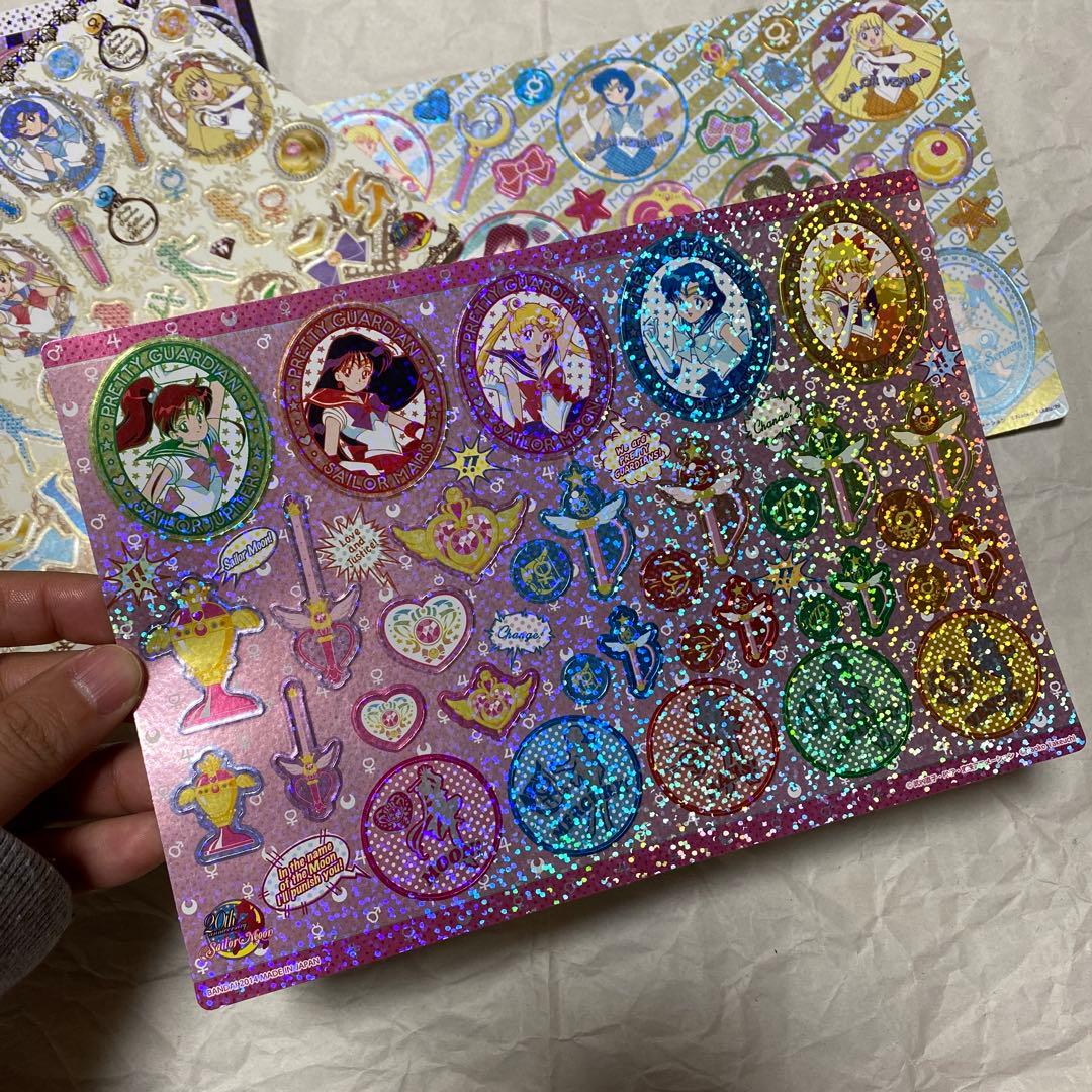 セーラームーン セーラー戦士 ジャンボカードダス 8枚セット 平成当時