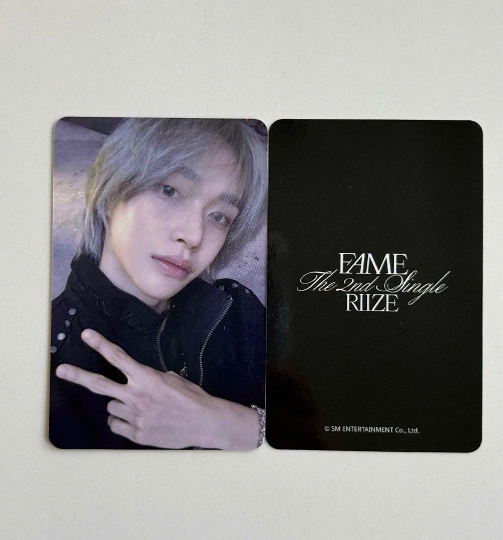 RIIZE Fame APPLEMUSIC 特典トレカ ウォンビン - メルカリ