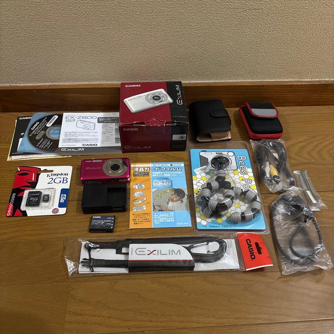 CASIO EXILIM EX-Z800 ピンク 付属品多数付 デジカメ エモい - メルカリ