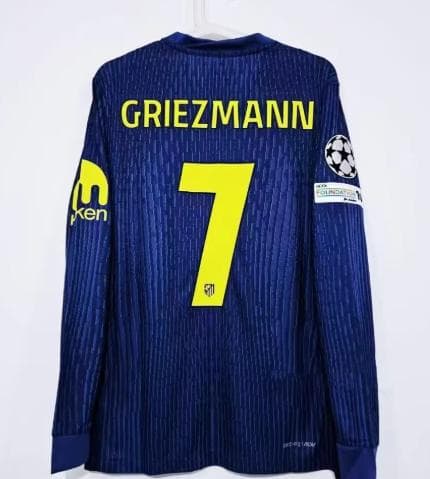 アトレティコ・マドリード アウェイ 長袖 7 グリーズマン ユニフォーム