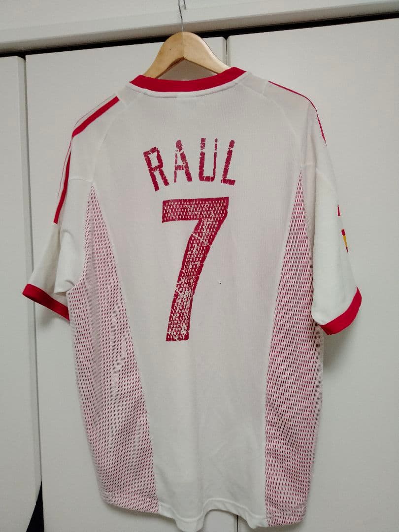 スペイン代表 RAÚL 7番シャツ 2006/07 Spain Home Jersey #7 Raul Gonzalez XL Adidas World Cup