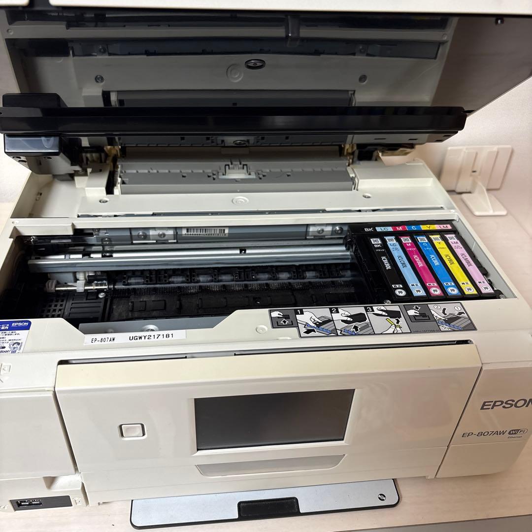 EPSON EP-807AW インクジェットプリンター ジャンク品 - メルカリ