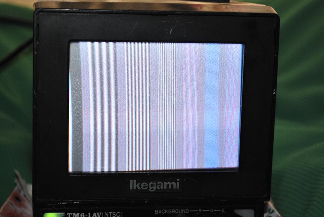 Ikegami6インチカラーモニターTM6-1AV中古動作品の出品です。 - メルカリ