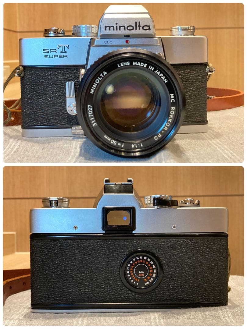 ☆ミノルタ srt ☆ロッコールf1.4☆完動品＊美品＊初期保証☆作例多数