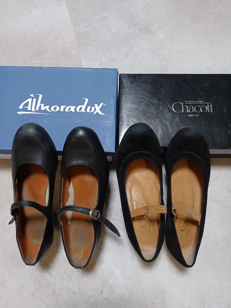 Chacott フラメンコシューズ ブラック - メルカリ