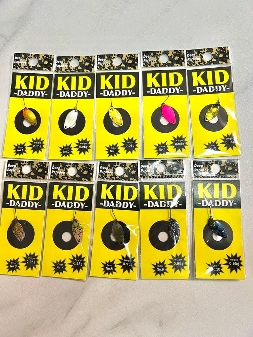 ディープパラドックス KID DADY キッドダディ0.95g 10色セット ディープパラドックス キッドダディ（KID DADDY）0.95g【全10色セット】