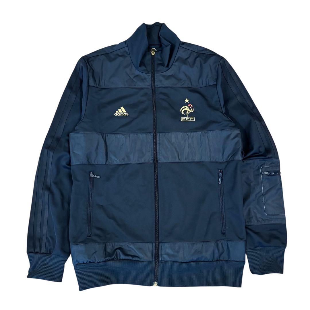 00s 10s アディダス製 サッカー フランス代表トラックジャケット adidas(アディダス) FIFA フランス代表トラックジャケット ブルー