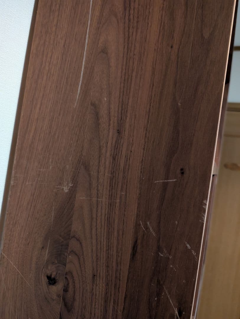 《送料込》無印良品 スタッキングシェルフ ウォールナット 5段 木製棚