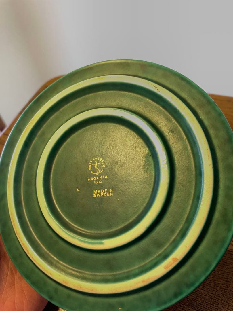 50s】gustavsberg Argenta スウェーデン製 皿 - メルカリ
