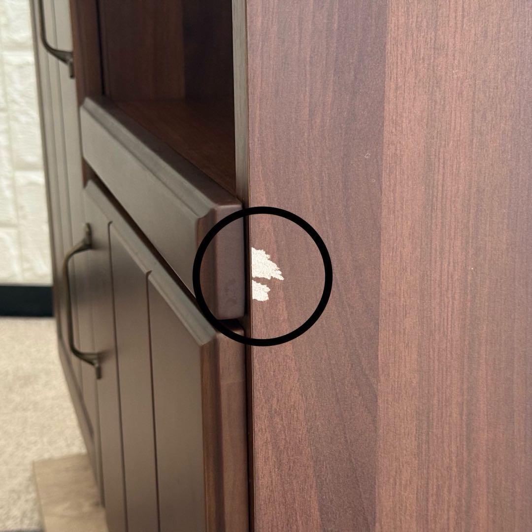 しゅう◎即購入歓迎様専用✨ニトリ キッチンボード 食器棚 ブラウン系