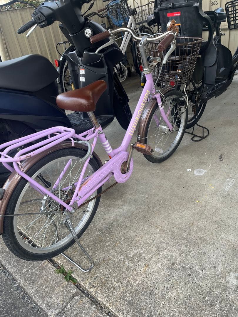 子供用自転車 パープル スチールフレーム 楽天市場】パープル（自転車の組み立て不要）（キッズ・ジュニア用