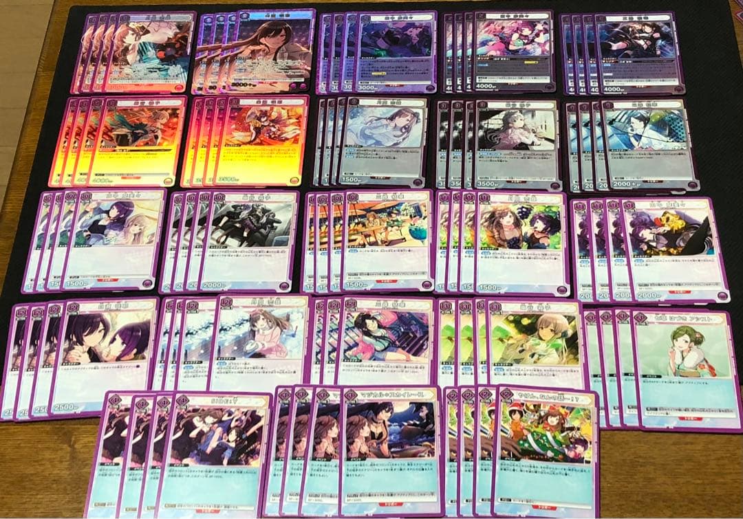 ユニオンアリーナ　シャニマス　紫アンティーカ　デッキ　vol2＋プレシャス　傷有 TORECARDSコラボ】アイドルマスター シャイニーカラーズ：【紫】L