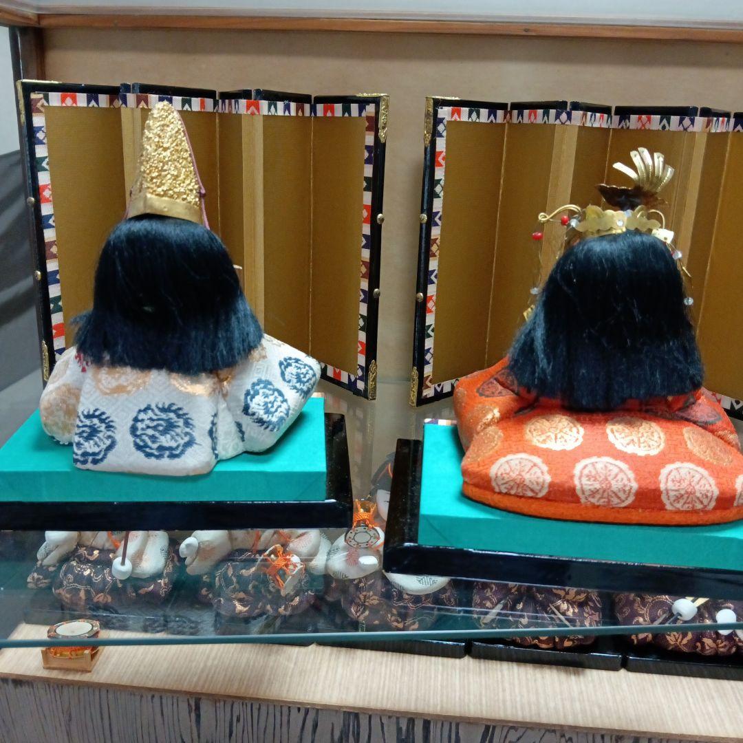 人間国宝 初代原米州作 雛人形 木目込み人形 昭和レトロ ケース付き