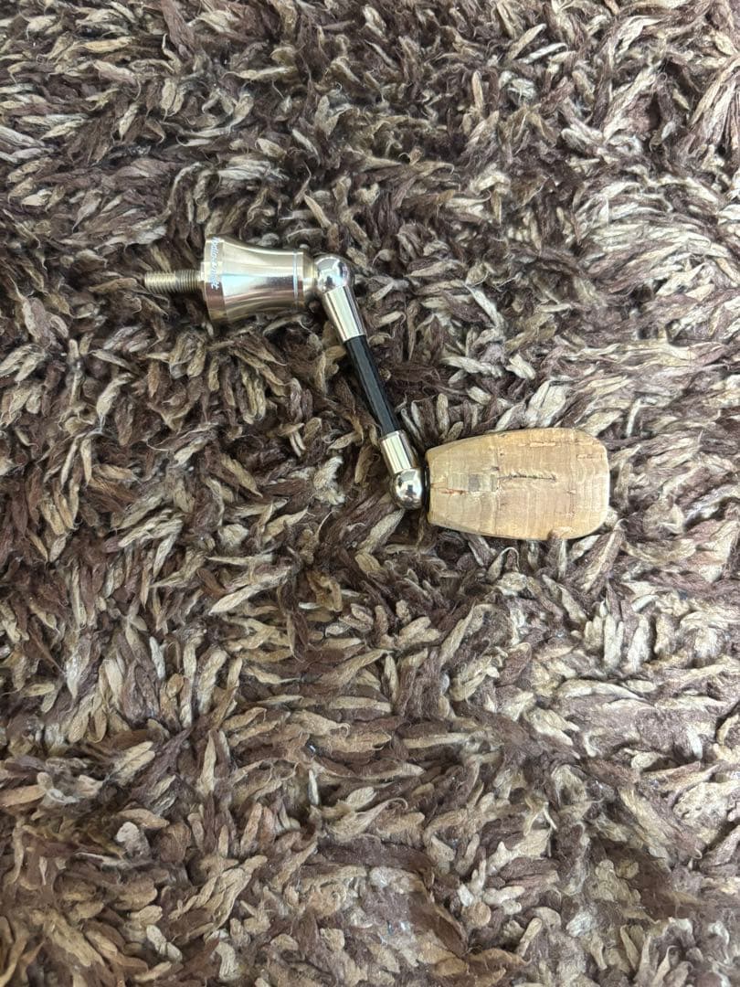 ロデオクラフト　カーボンハンドル40mm ロデオクラフト シングル スピニング カーボンハンドル RC 40 SHC-DO