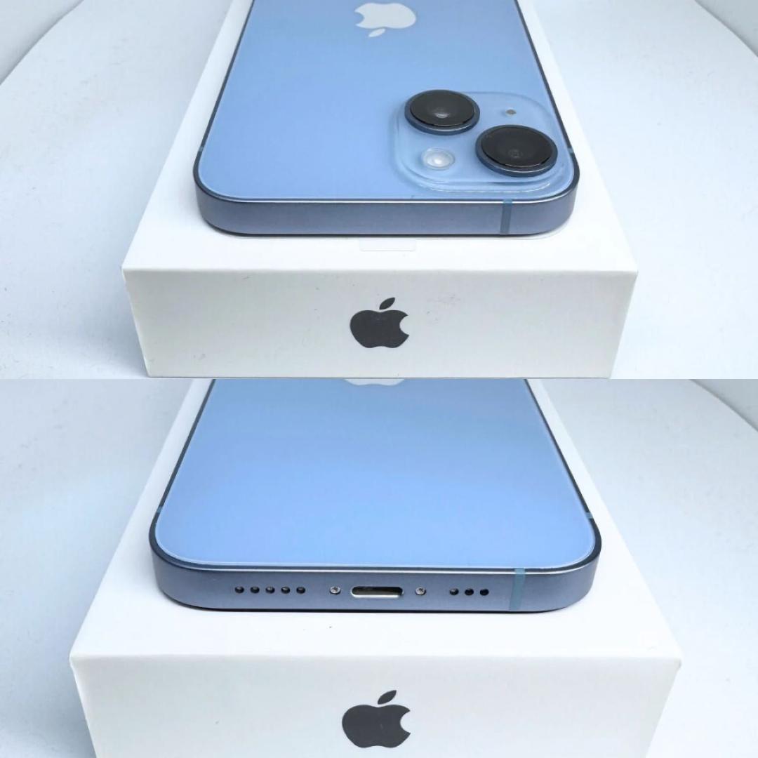 iPhone14 128GB バッテリー新品 ブルー SIMフリー - メルカリ