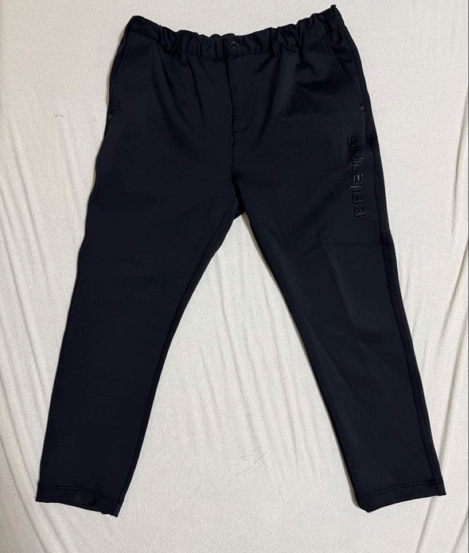 ま*つ様 【美品】ブリーフィング：3Dロゴ スリムパンツ／ブラック ストレッチ 3D ロゴ スリムパンツ(ロングパンツ)|BRIEFING