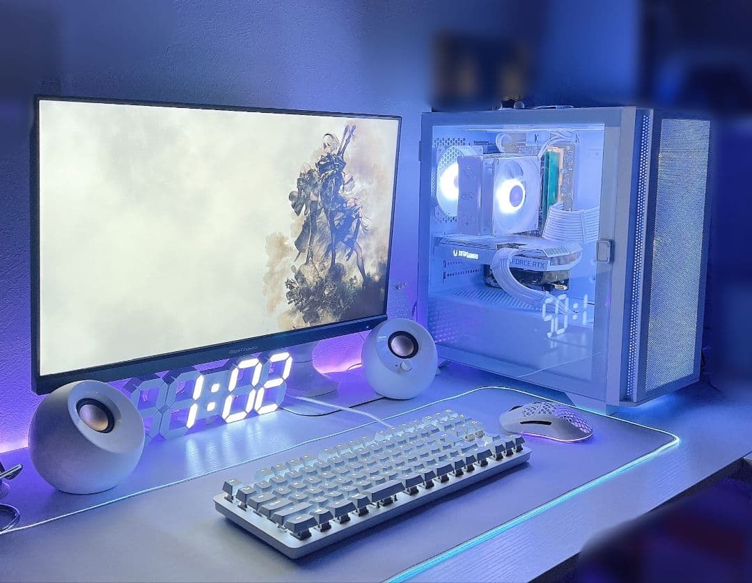 Rtx2070super 自作PC27-7 白いゲーミングPC - メルカリ