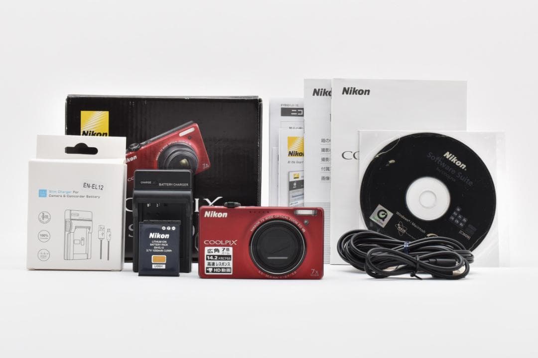 希少/箱付き】Nikon COOLPIX S6000 動作確認済 付属品完備