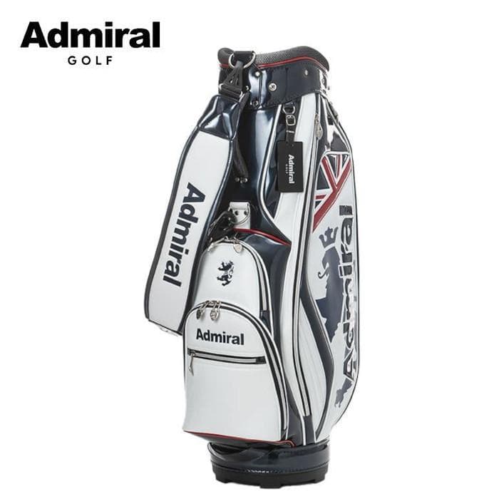 新品 アドミラル キャディバッグ ADMG5AC5 トリコロール カートキャディバッグ ユニオンジャックスポーツ トリコロール