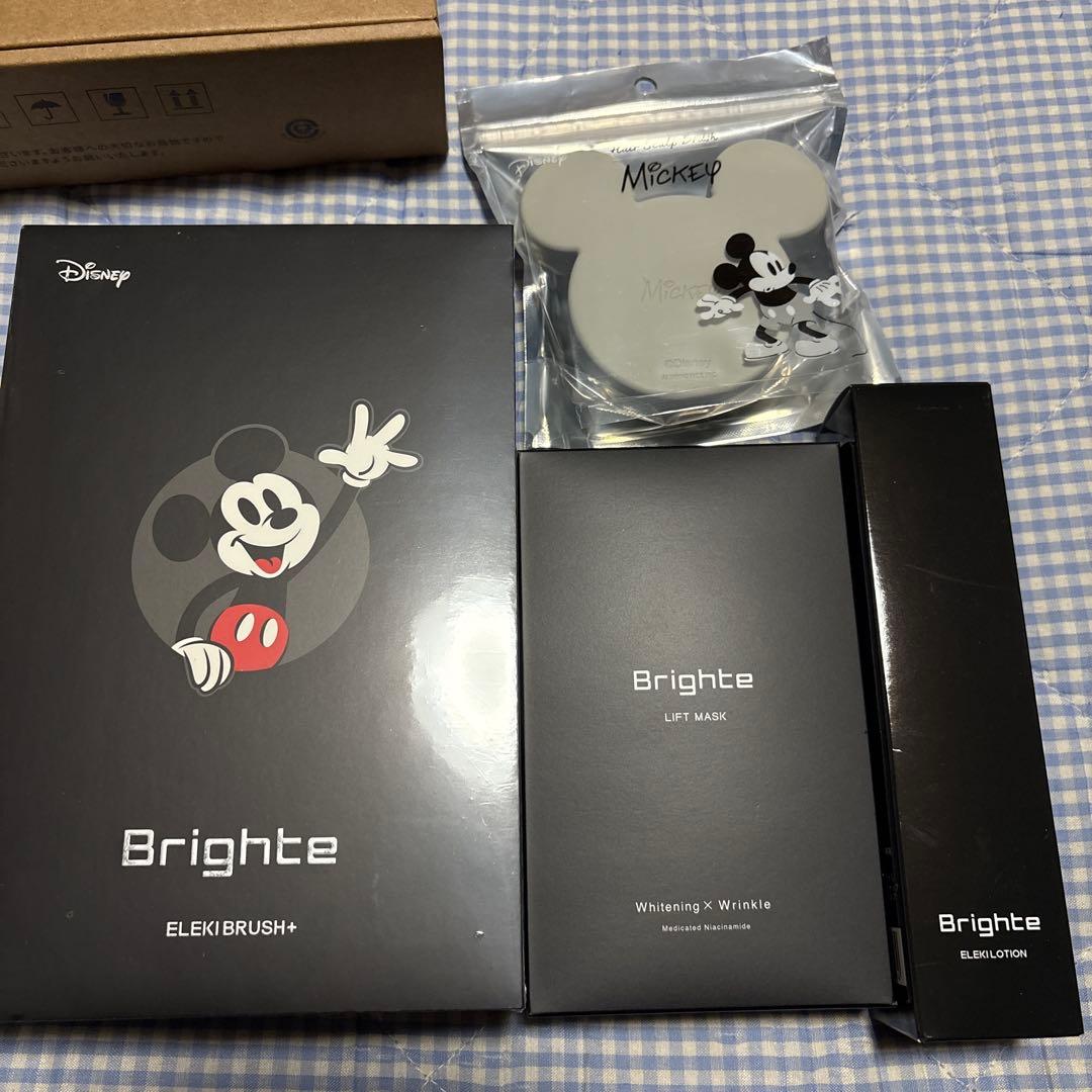 Disney Brighte ELEKI BRUSH+ 美顔器 Brighte(ブライト) | つまり、瞬間リフトアップ