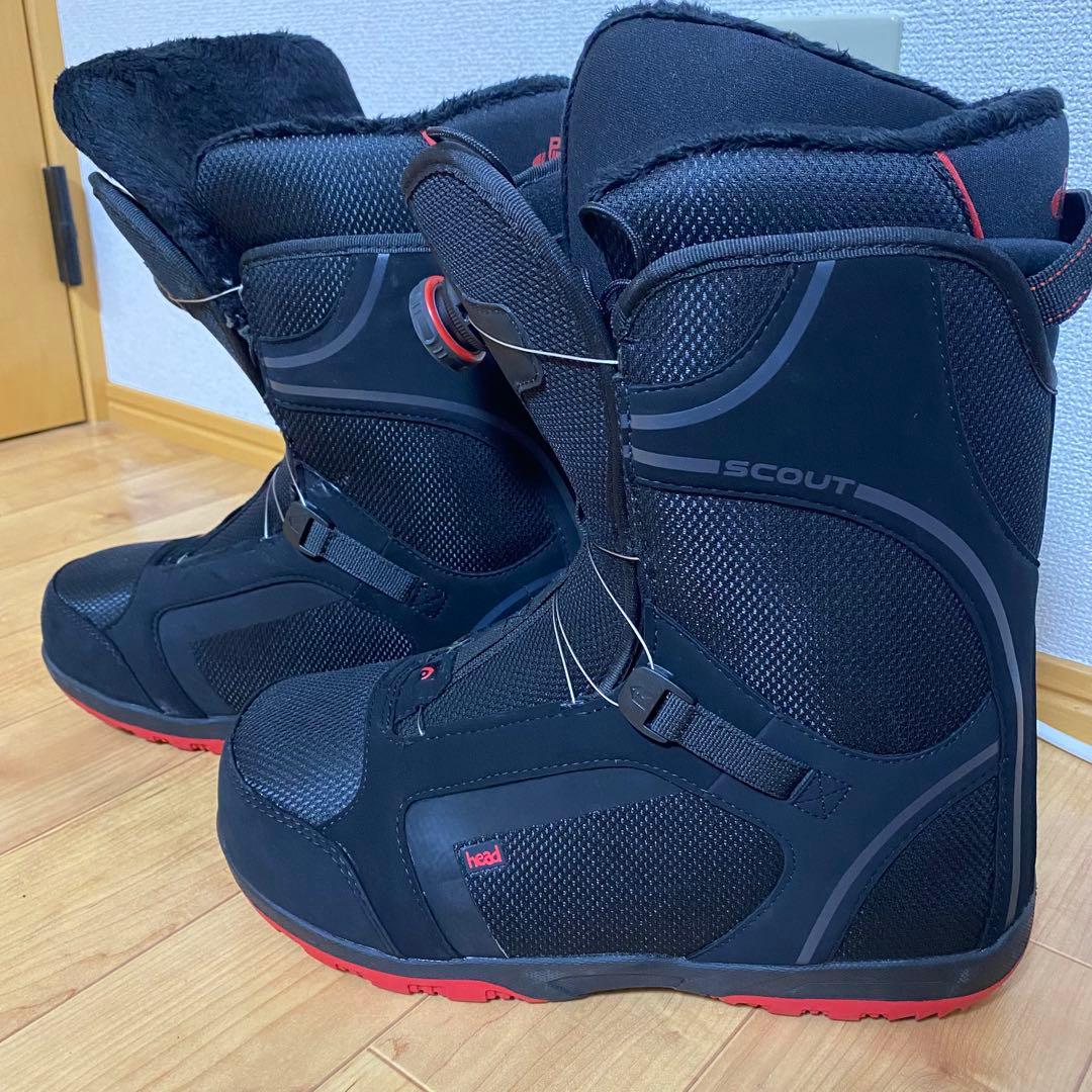 極美品✨HEAD SCOUT BOAスノーブーツ 28.5cm ブラック メンズ