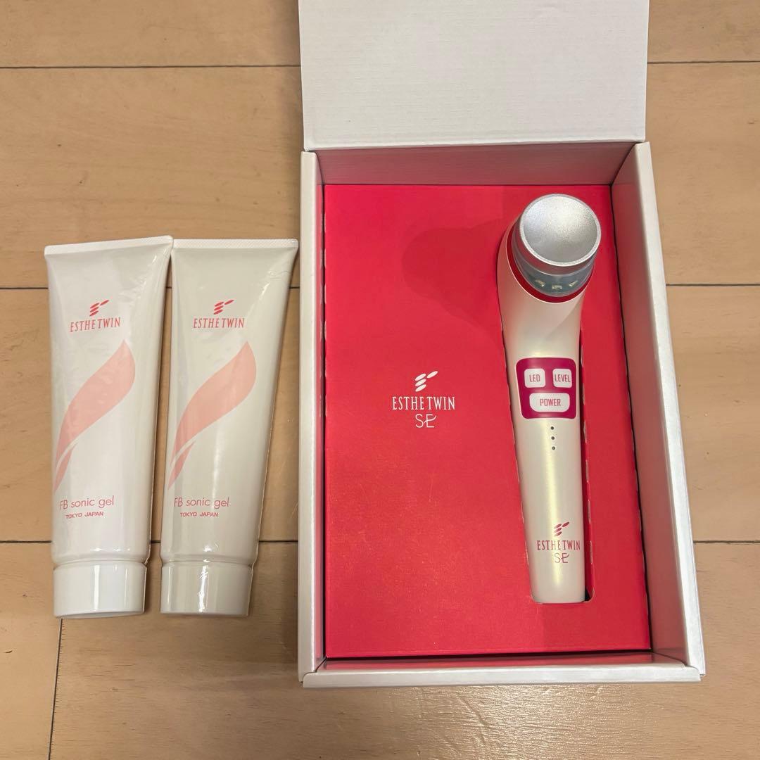 美顔器　ESTHETWIN SE FB sonic gel 2本付き 2026年最新】エステツインseの人気アイテム - メルカリ