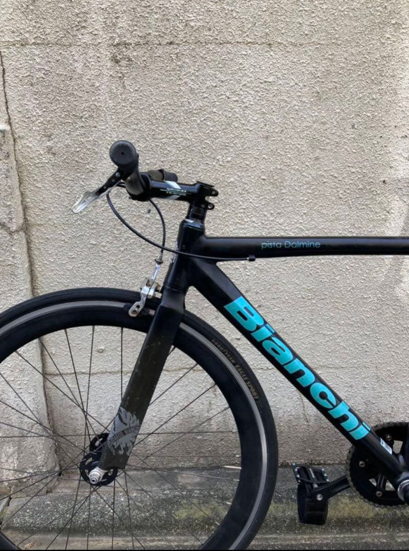 希少ピスト ビアンキ ダルミネ ブレーキ付 公道可 51 - メルカリ