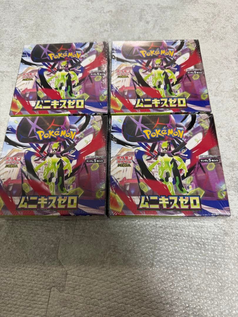 ポケモンカードゲーム ムニキスゼロ 4box - メルカリ