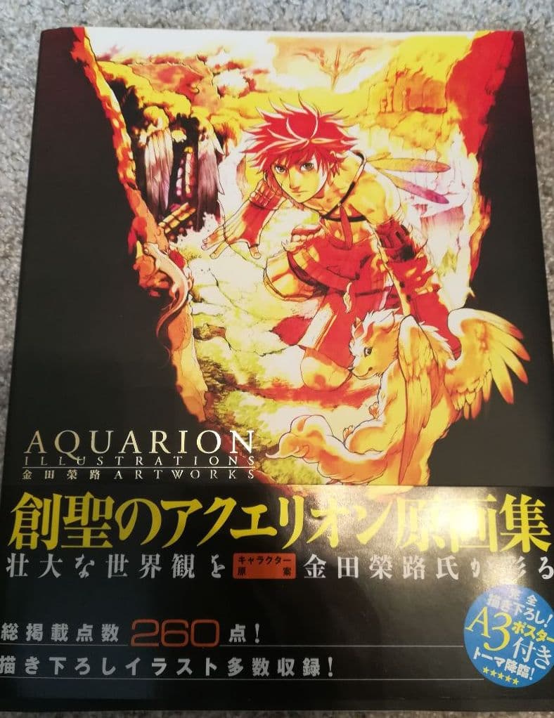 創聖のアクエリオン原画集 : 金田榮路art works AQUARION ILLUSTRATIONS -金田榮路 ART WORKS- | エンタテインメント