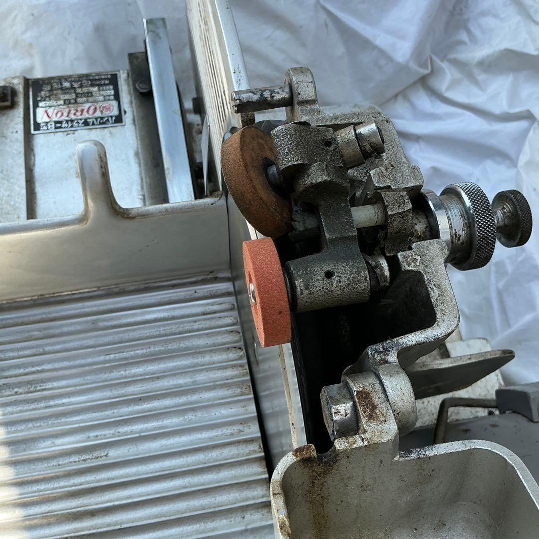 動作確認済】SORION パン・ハムスライサーB型 業務用 三菱電機モーター