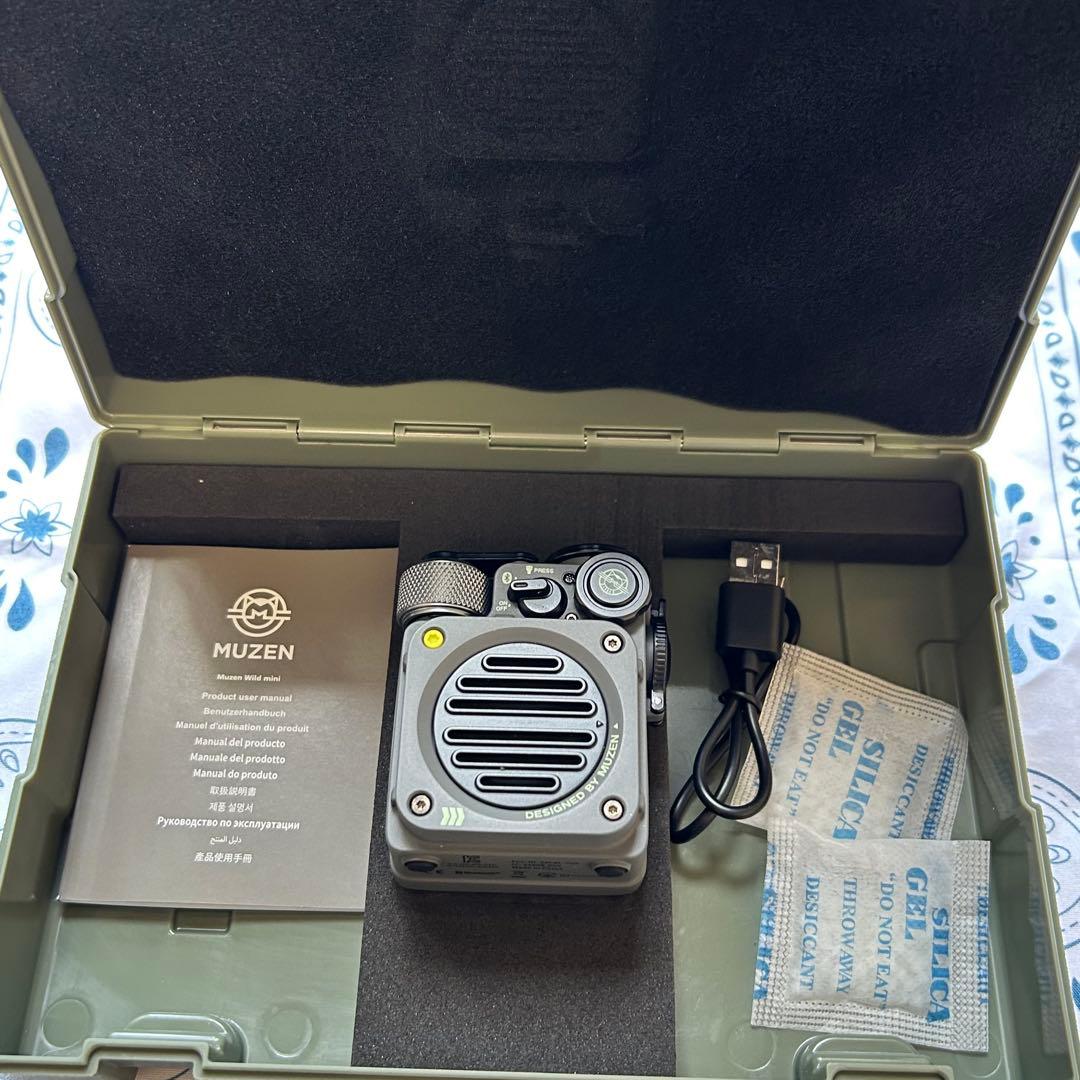 MUZEN Wild Mini 第2世代 メタルグレー ケース・付属品付き - メルカリ