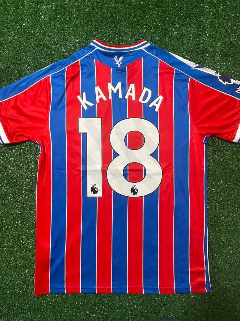 新品未使用】クリスタルパレス 鎌田大地 25/26 ユニフォーム Lサイズ