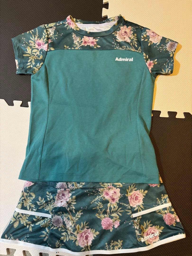 Admiral テニスウェア Sサイズ 花柄 Admiral アドミラル テニスウェア 上下セット Mサイズ 花柄｜Yahoo