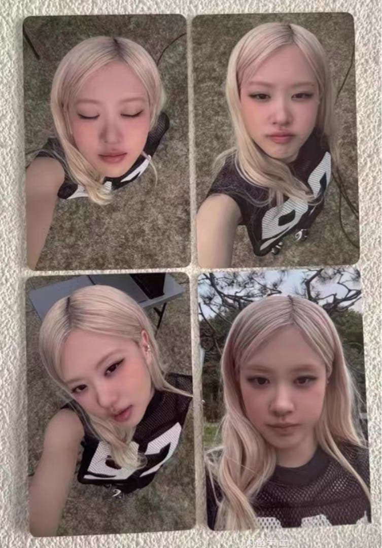 blackpink roseロゼ puma コラボ トレカ 4枚セット - メルカリ