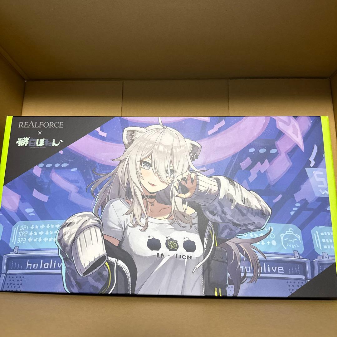 REALFORCE GX1 Keyboard 獅白ぼたんモデル REALFORCE ✕ hololive GX1 Keyboard 獅白ぼたん モデル（英語配列
