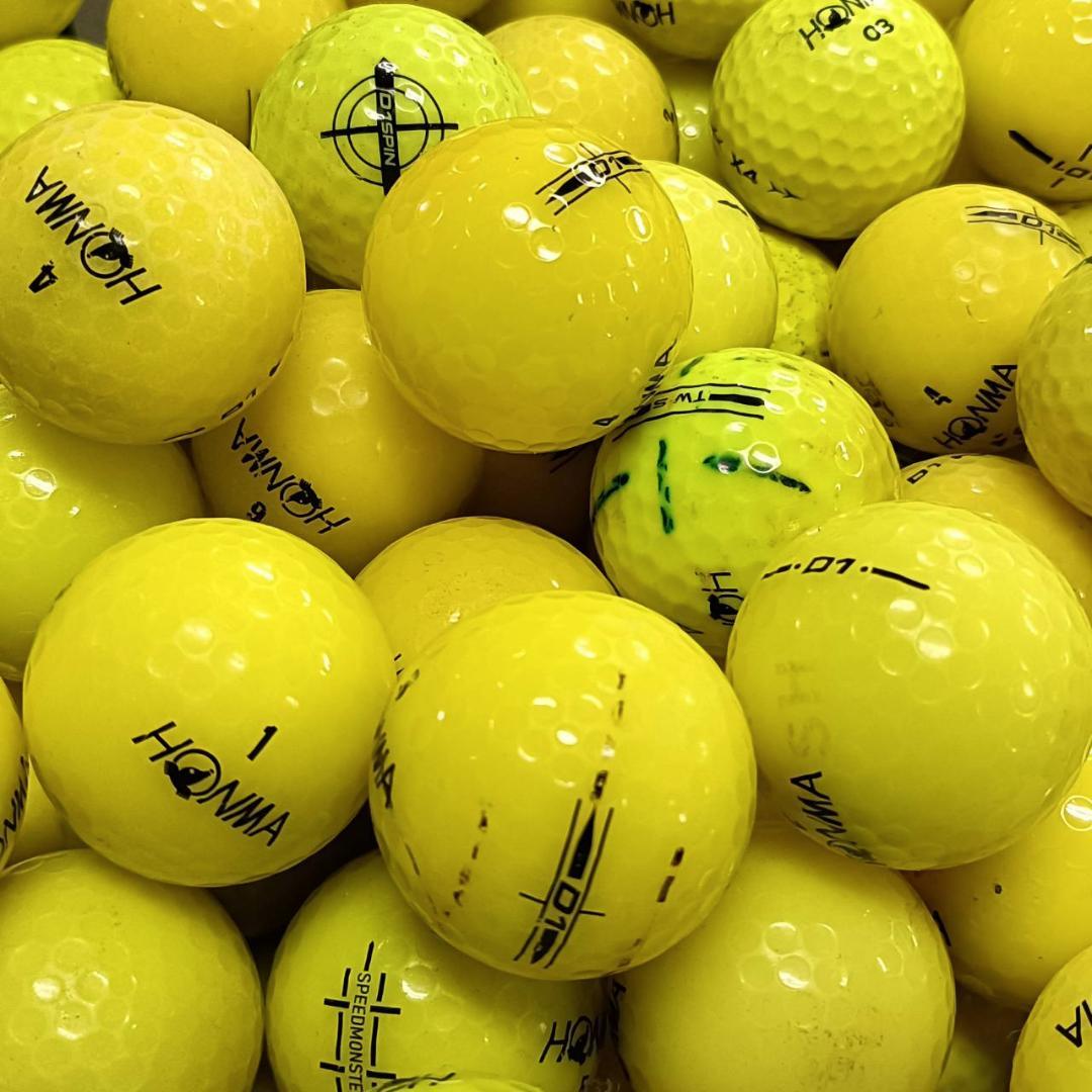 647・ロストボール ホンマ 色々 イエロー 20球 B - メルカリ