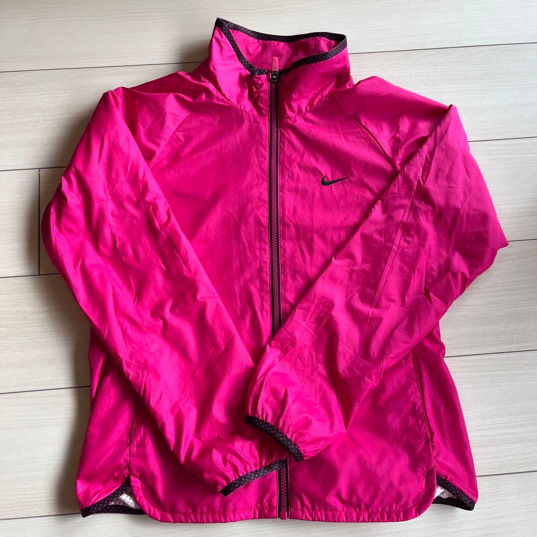 Nike ピンク ウインドブレーカー S - メルカリ