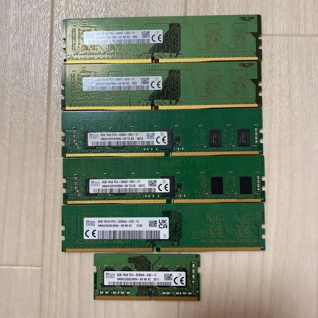ド*ん様 メモリー 8GB PC4（8GBX4枚）（4GBX2枚） SAMSUNG（サムスン） DDR4-2133 8GB ノートPC用メモリ SAMSUNG SO-DIMM