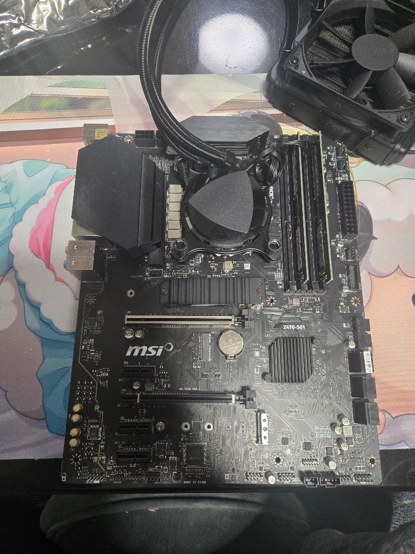 マザーボード+メモリ32gb+CPU+簡易水冷セット - メルカリ