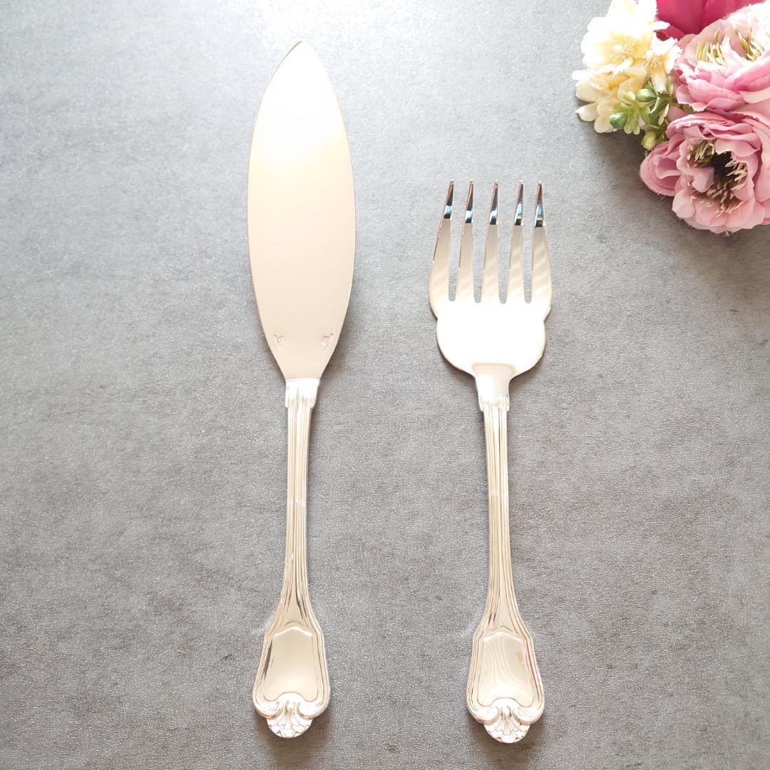 極希少 極美品 クリストフル ポートロイヤル フィッシュサービング