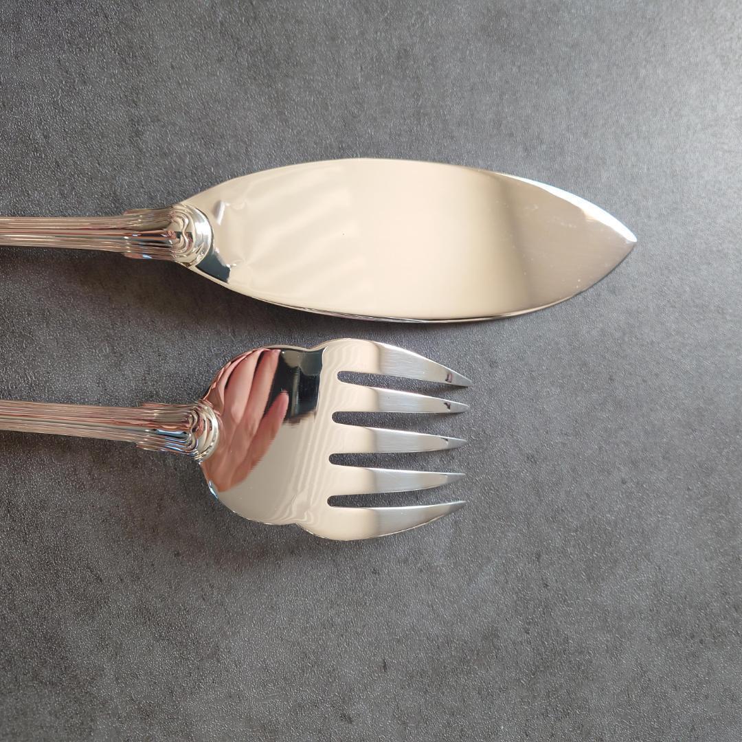 極希少 極美品 クリストフル ポートロイヤル フィッシュサービング