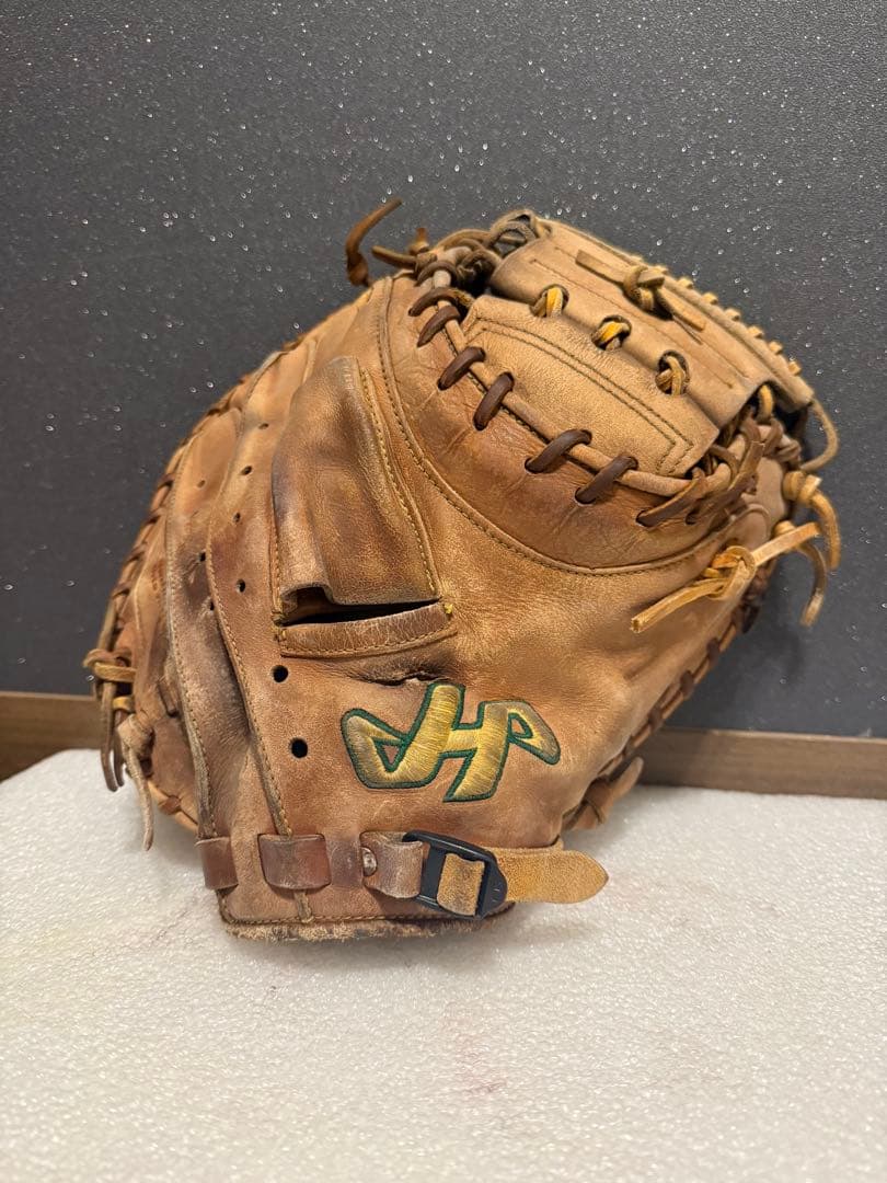 ★即戦力★ ハタケヤマ 一般硬式用 キャッチャーミット 直刺繍 良型 ハタケヤマ（HATAKEYAMA） ぐらぶ屋オリジナル 硬式キャッチャーミット