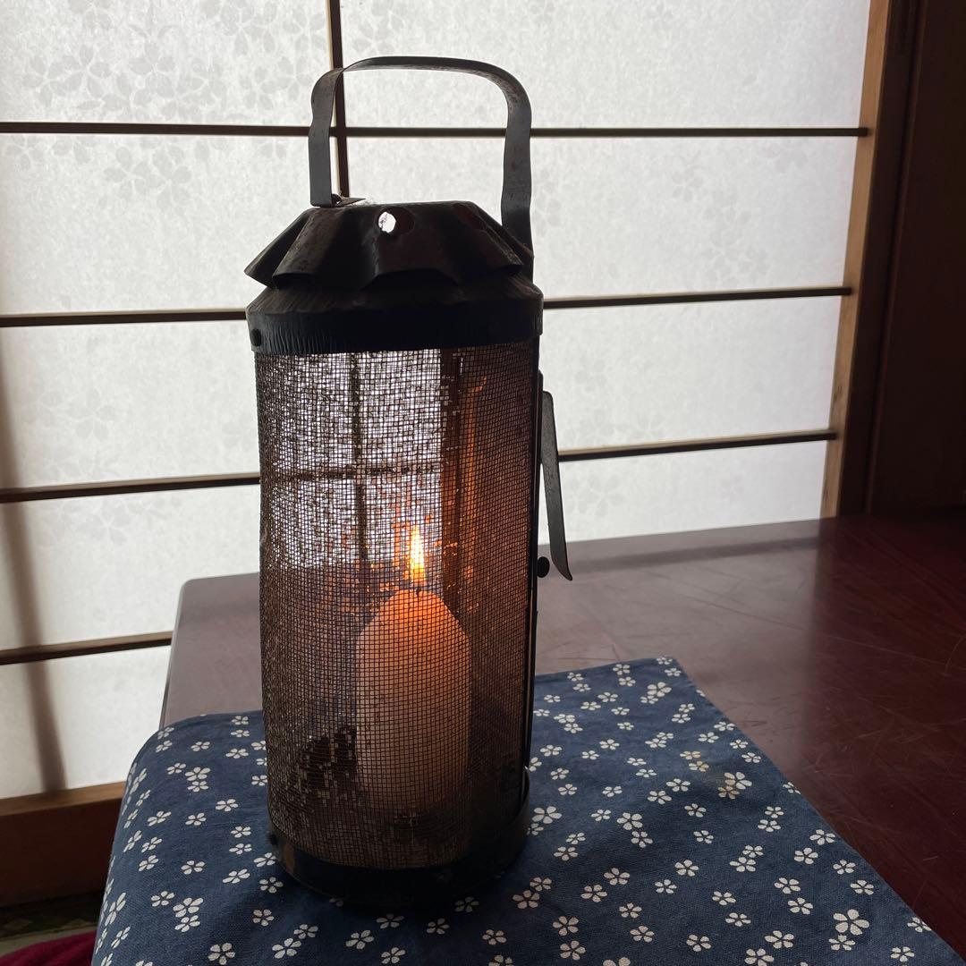 アンティークつり行燈　あんどん　行灯 アンティークつり行燈 あんどん 行灯 - メルカリ