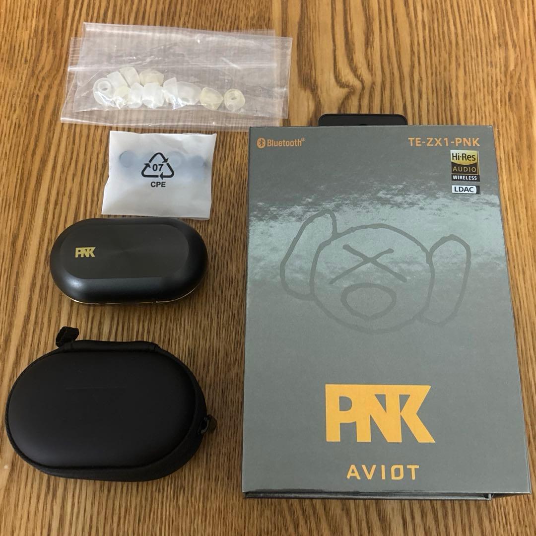 美品 ピアホン7 TE-ZX1-PNK ワイヤレスイヤホン AVIOT TE-ZX1-PNK トゥルーワイヤレスイヤホン ZX1 ピヤホン7 ピエール