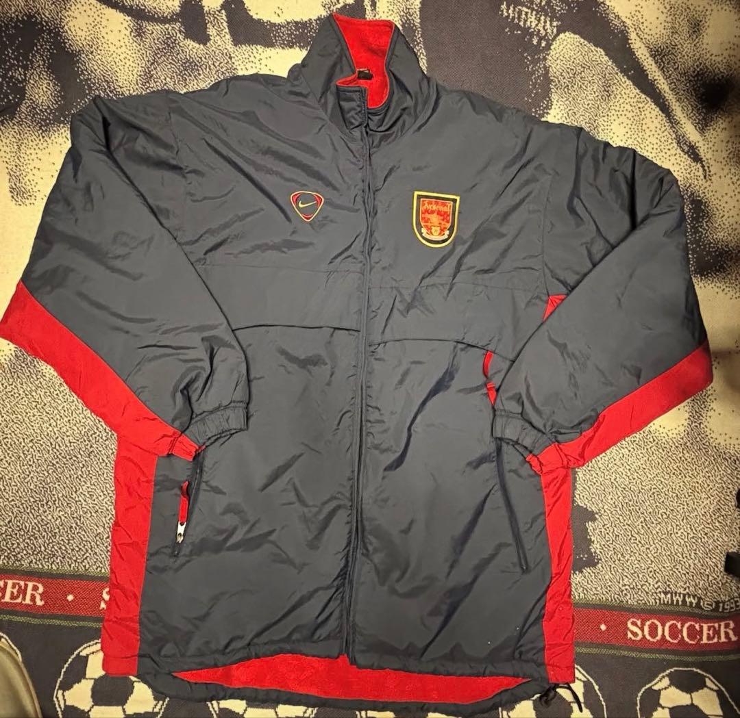 アーセナル Arsenal ジャケット NIKE 90s サッカージャケット Vintage 90's Nike Arsenal Football Jacket Soccer Track Top Mens